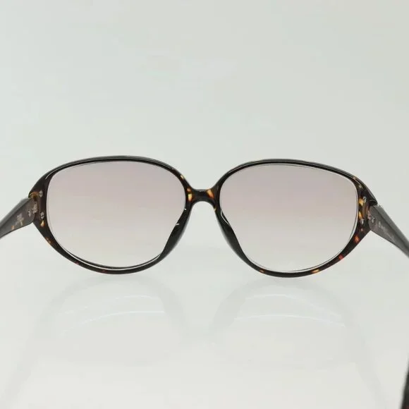 Christian Dior Sunglasses Plastic 2 Set Black Brown Auth BA5045